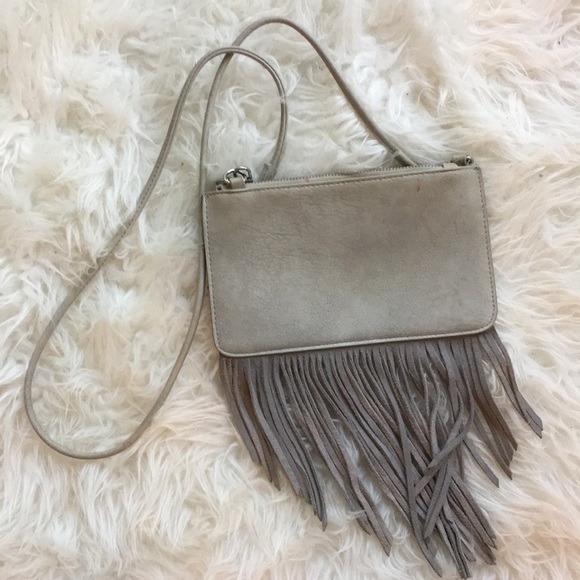 Free People Handbags - Crossbody fringe mini purse bag